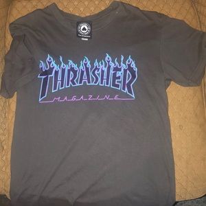Thrasher magazine purple and blue T-shirt
